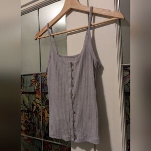 American Eagle Outfitters Lilac Ribbed Camisole